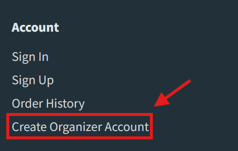Footer Sign-Up Link